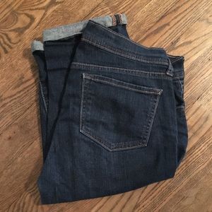 Dark Blue DIVA Capri Jeans
